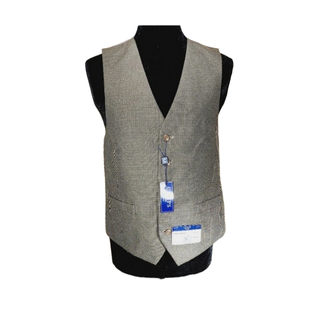 Chaps Olive Green Suit / Tuxedo‎ Vest - Wedding - Large - NWT